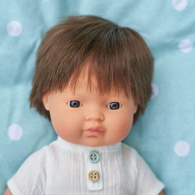 Baby Doll Caucasian Brunette Boy 15" by Miniland