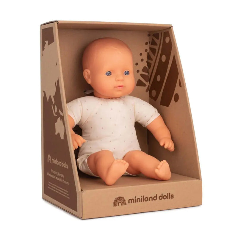 Soft Body Doll 12 5/8" - Caucasian by Miniland