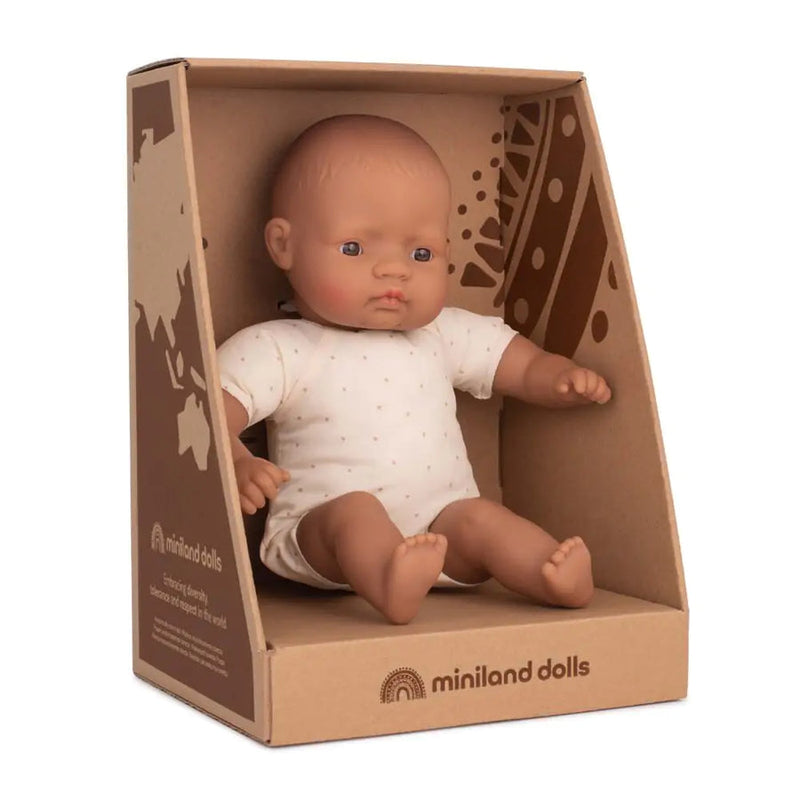 Soft Body Doll 12 5/8" - Hispanic by Miniland