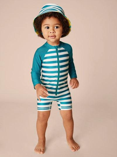 Rash Guard Baby Swimsuit - Core Swim by Tea Collection FINAL SALE