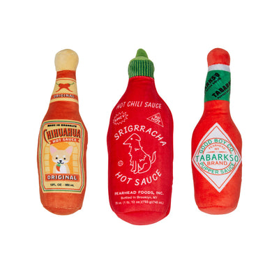 Hot Pupper Sauce Dog Toys - Set of 3 by Pearhead