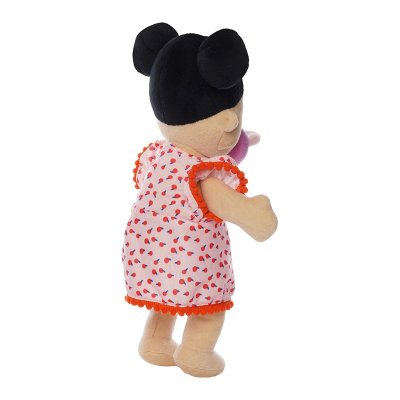 Wee Baby Stella Doll - Light Beige with Black Buns by Manhattan Toy