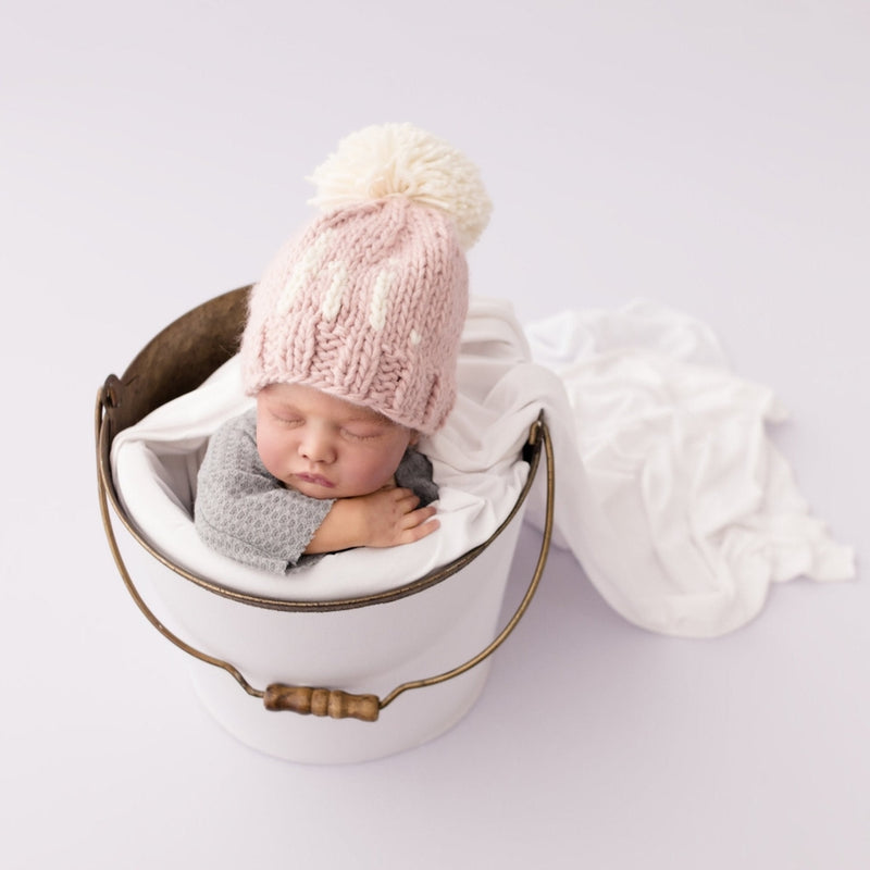 Rose Knit Hat by Huggalugs