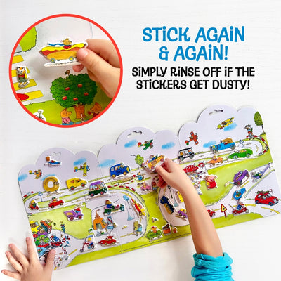 Richard Scarry's Busy World Puffy Sticker Play Set by Bright Stripes