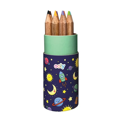 Mini Draw 'n' Doodle Colored Pencils + Sharpener - Set of 12 by OOLY