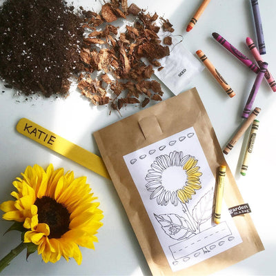 Kids' Garden in a Bag - Sunflower by Potting Shed Creations