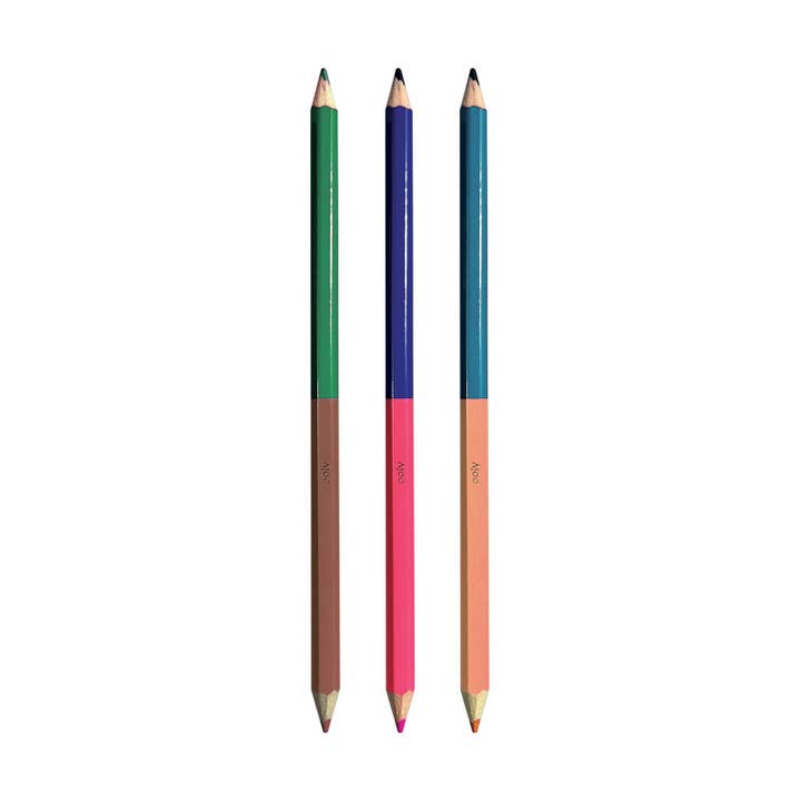 2 of a Kind Double Ended Colored Pencils by OOLY