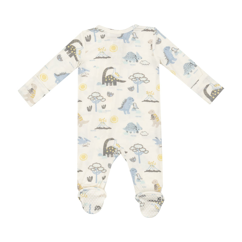 Bamboo 2 Way Zipper Footie - Baby Love Dinos by Angel Dear