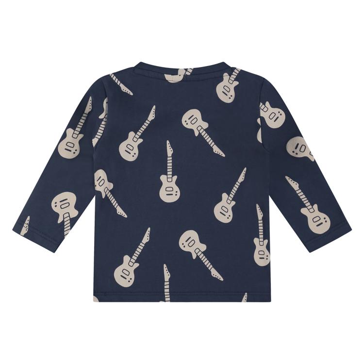 Guitar Long Sleeve Tee - Indigo by Babyface - FINAL SALE