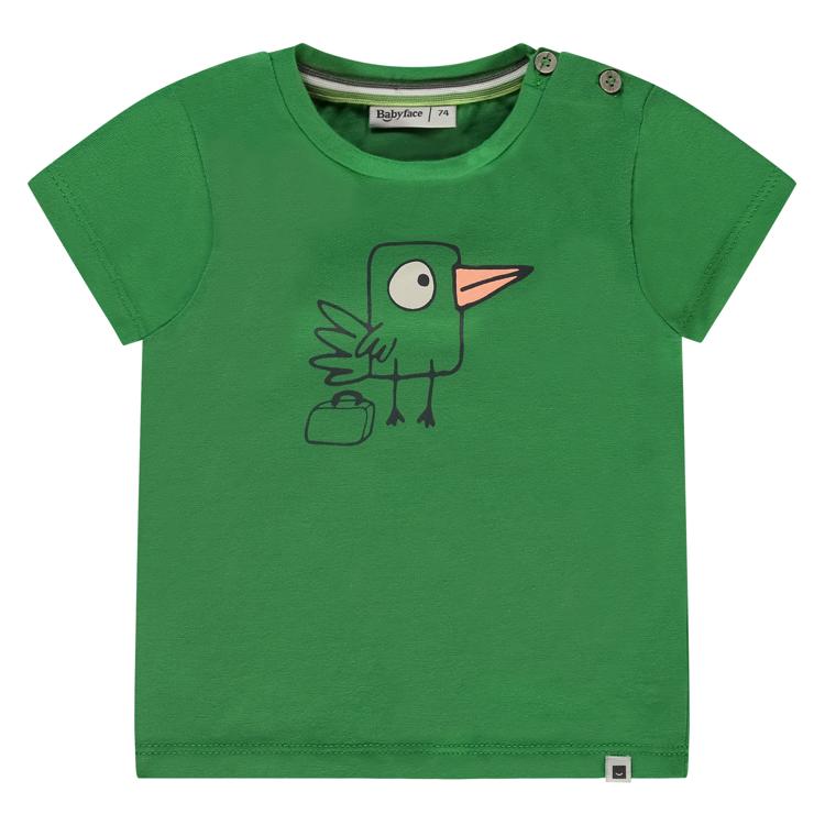 Bird Short Sleeve Tee - Grass by Babyfacee - FINAL SALE