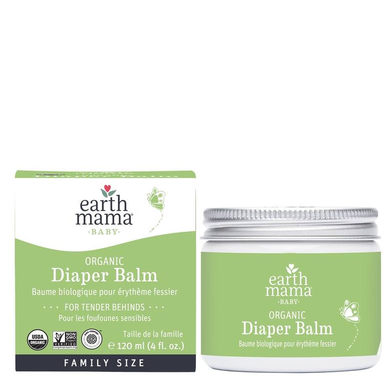 Organic Diaper Balm 4 oz by Earth Mama Organics