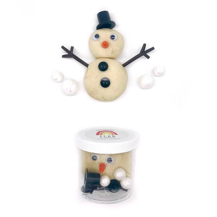 Snowman Mini Dough-To-Go by Earth Grown KidDoughs