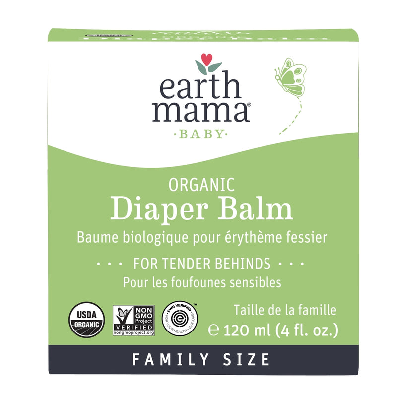 Organic Diaper Balm 4 oz by Earth Mama Organics