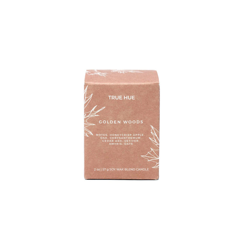 Golden Woods Mini Candle by True Hue