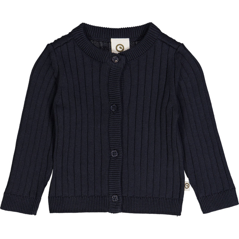 Knit Rib Cardigan - Night Blue by Musli - FINAL SALE