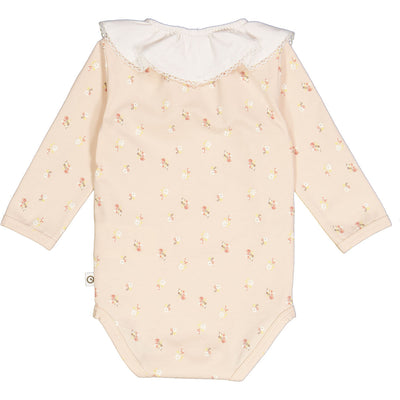 Anemones Ruffle Collar Bodysuit - Balsam Rose by Musli - FINAL SALE