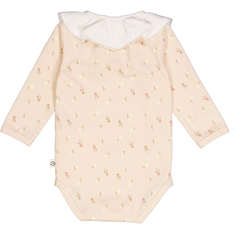 Anemones Ruffle Collar Bodysuit - Balsam Rose by Musli - FINAL SALE