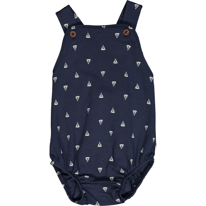 Sailboat Bubble Romper - Night Blue by Musli - FINAL SALE