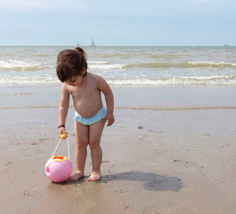 Mini Ballo Bucket - Banana Pink by Quut Toys