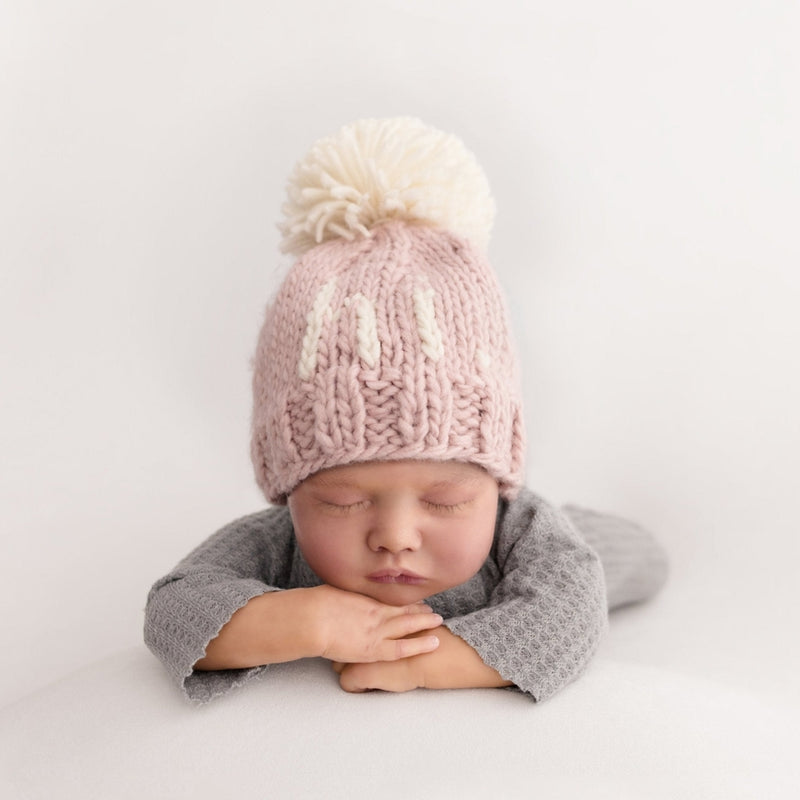 Rose Knit Hat by Huggalugs