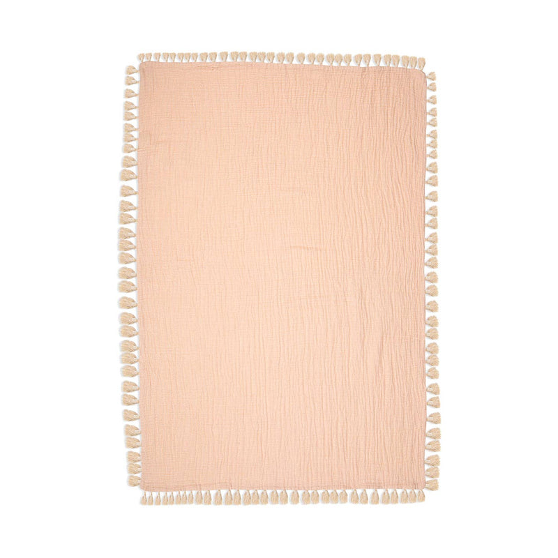 6 Layer Muslin Blanket - Desert Rose by Crane Baby