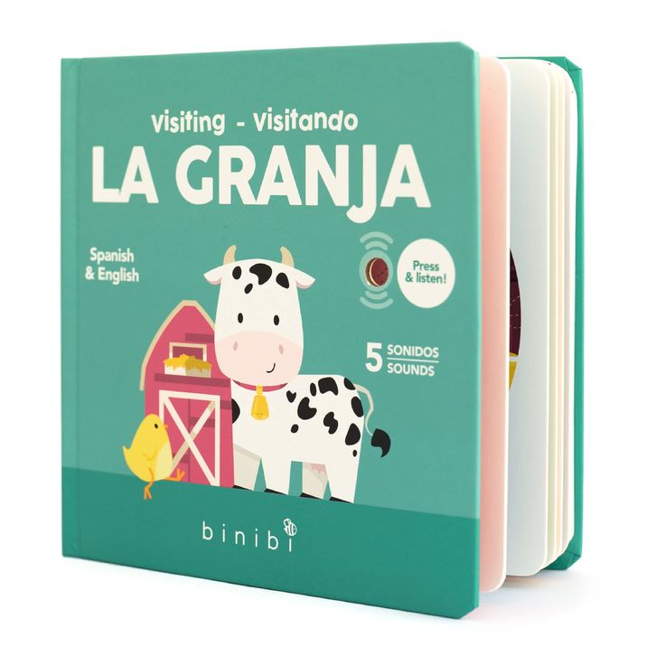 La Granja Bilingual Sound Book: Farm Animal Sounds by Binibi