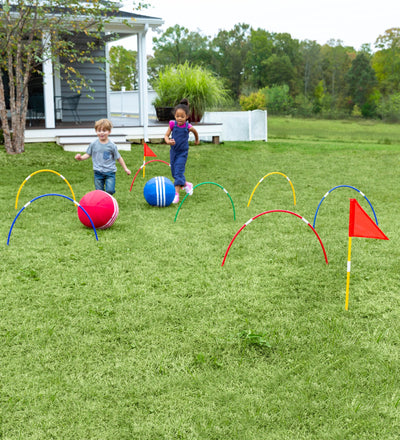 Giant Kick Croquet Game by HearthSong