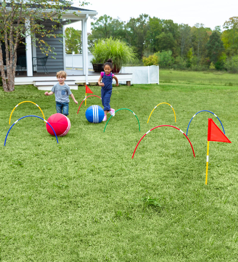 Giant Kick Croquet Game by HearthSong