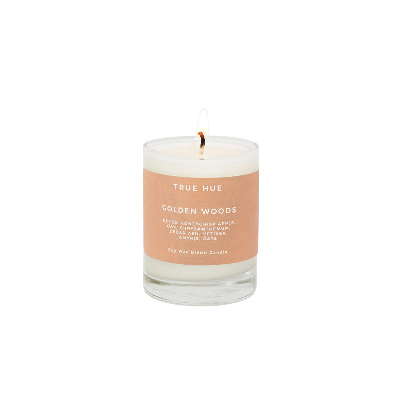 Golden Woods Mini Candle by True Hue