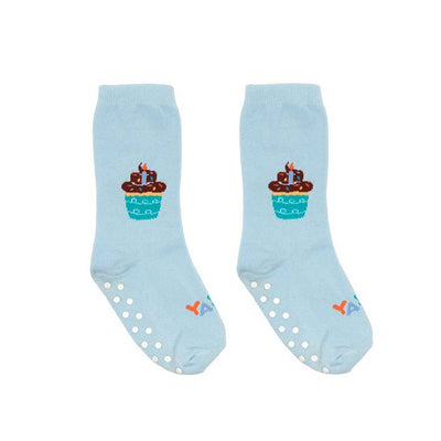 Cupcake Birthday Kids Crew Socks by Living Royal