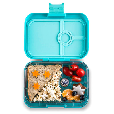 Yumbox Leakproof Sandwich Friendly Bento Box - 4 Compartment - Misty Aqua by YumBox