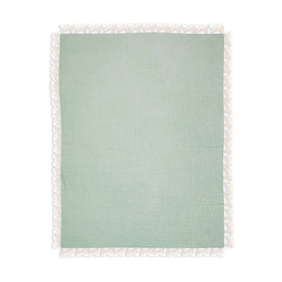 6 Layer Muslin Blanket - Evergreen by Crane Baby