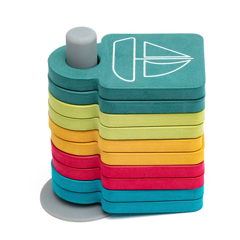 Stacker Tub Hub Bath Toys - Transportation by Bella Tunno