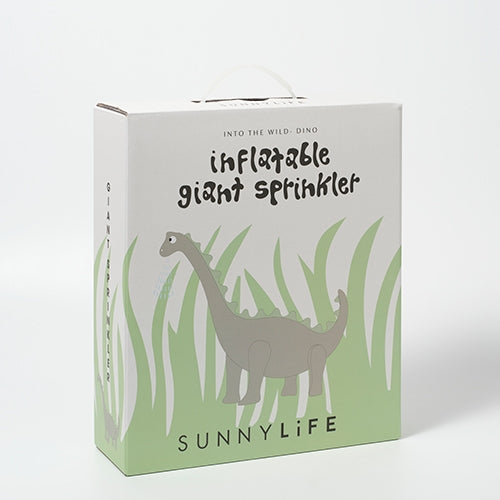 Giant Inflatable Sprinkler Dino - Wild Khaki by Sunnylife