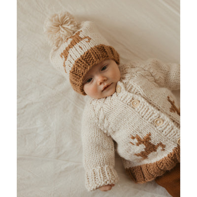 Oh Deer Knit Hat by Huggalugs