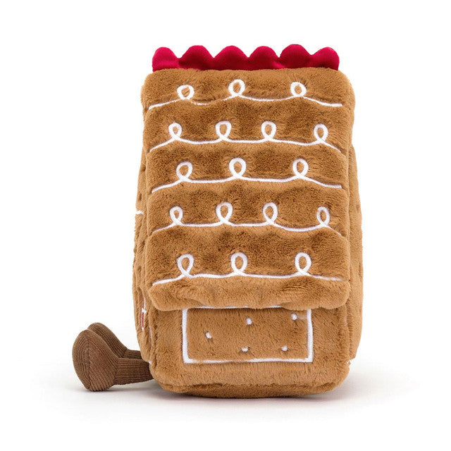 Amuseable Gingerbread House - 8.6x7 Inch by Jellycat