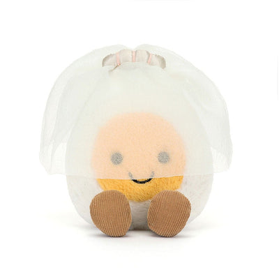 Amuseable Boiled Egg Bride - 6 Inch by Jellycat