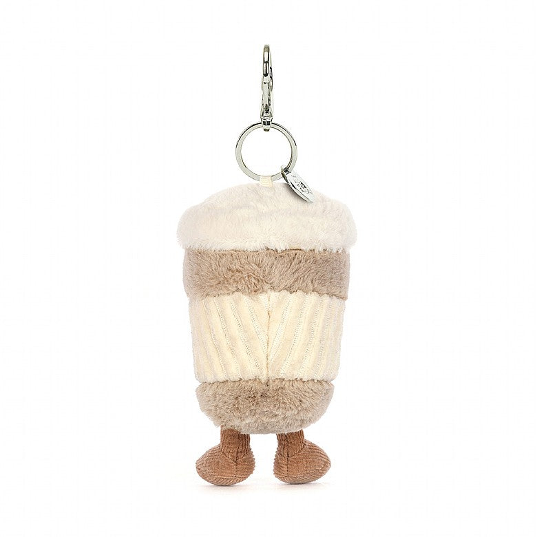 Amuseable Coffee-To-Go Bag Charm by Jellycat