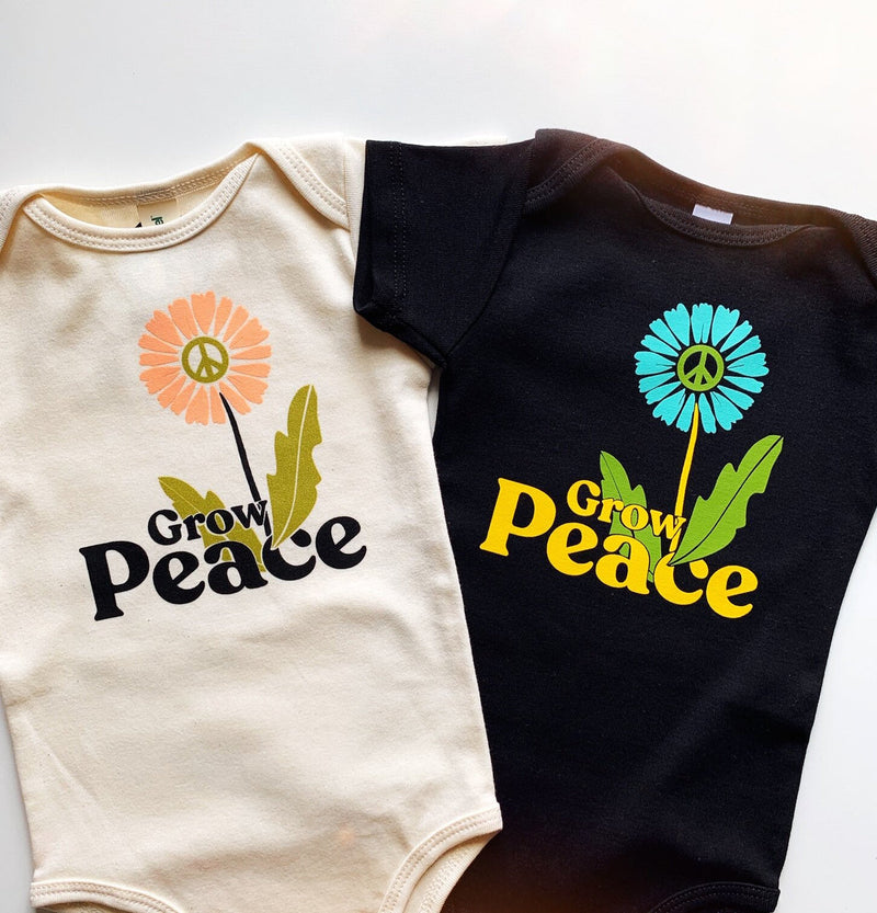 Grow Peace Bodysuit - Natural by Savage Seeds