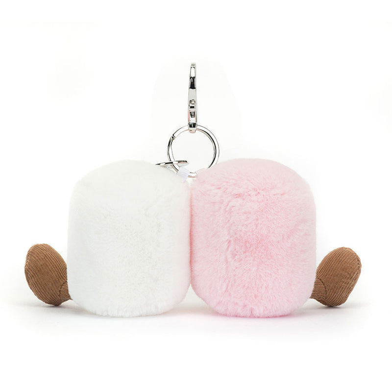 Amuseables Pair of Marshmallows Bag Charm by Jellycat