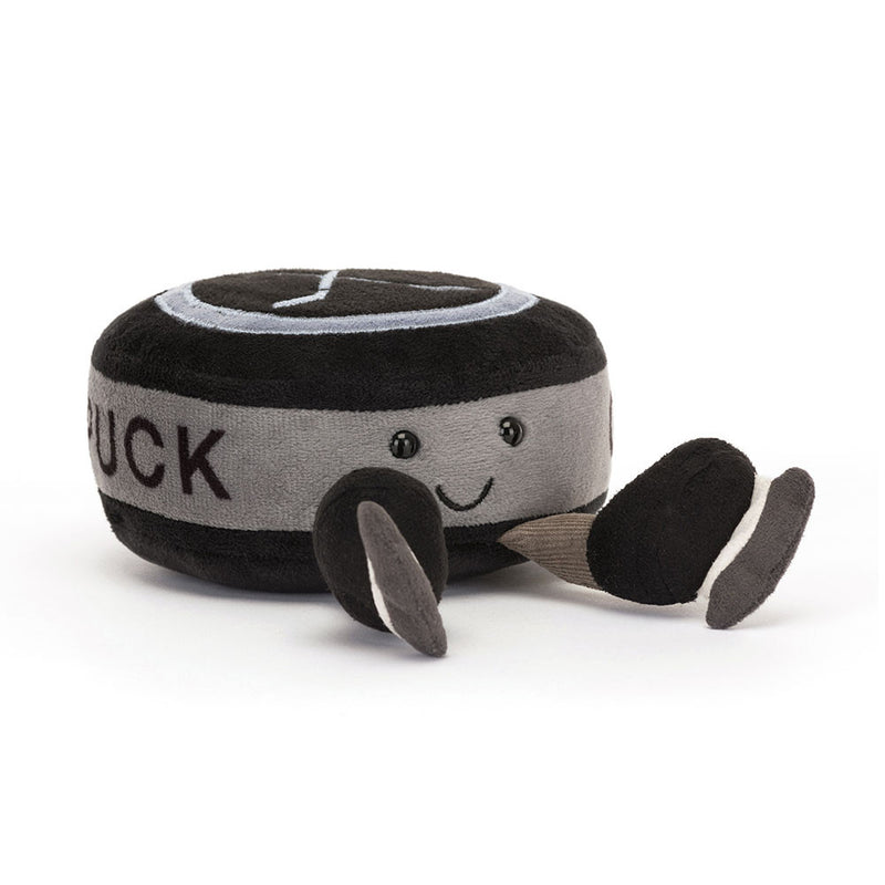 Amuseables Sports Ice Hockey Puck - 5 Inch by Jellycat