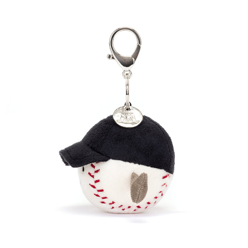 Amuseable Sports Baseball Bag Charm by Jellycat