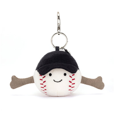 Amuseable Sports Baseball Bag Charm by Jellycat