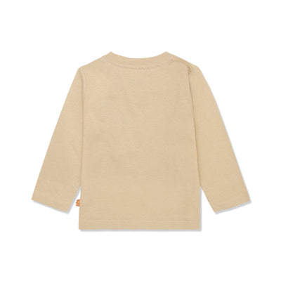 Acorns Group Baby Long Sleeve Tee - Beige/Black by Mon Coeur