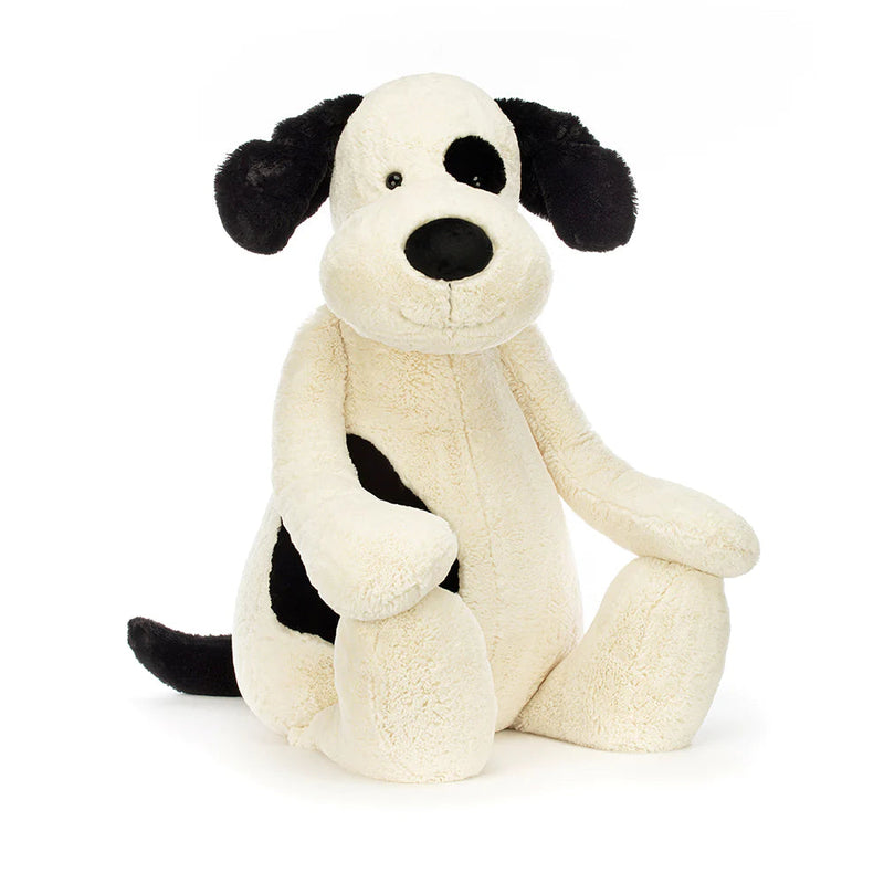 Bashful Black & Cream Puppy - Giant 43 Inch by Jellycat