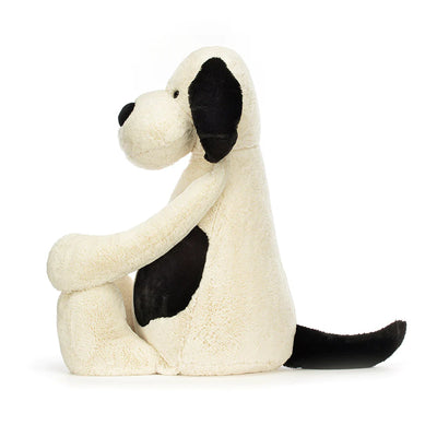 Bashful Black & Cream Puppy - Giant 43 Inch by Jellycat