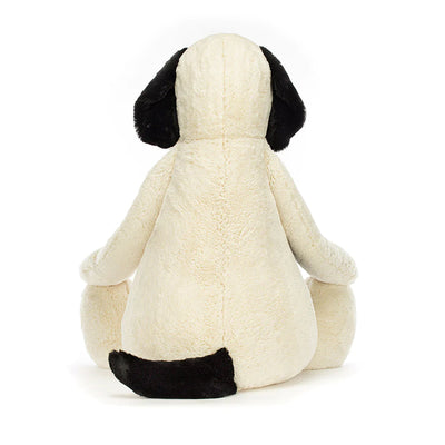 Bashful Black & Cream Puppy - Giant 43 Inch by Jellycat