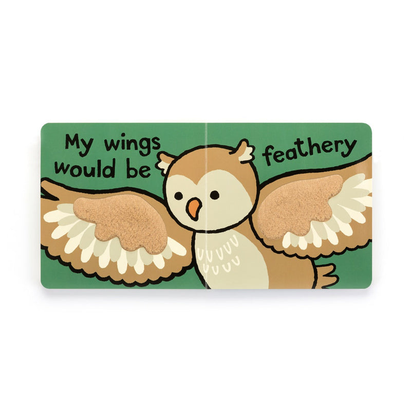 If I Were an Owl Book (White) - Board Book by Jellycat