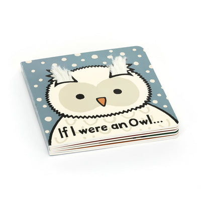 If I Were an Owl Book (White) - Board Book by Jellycat