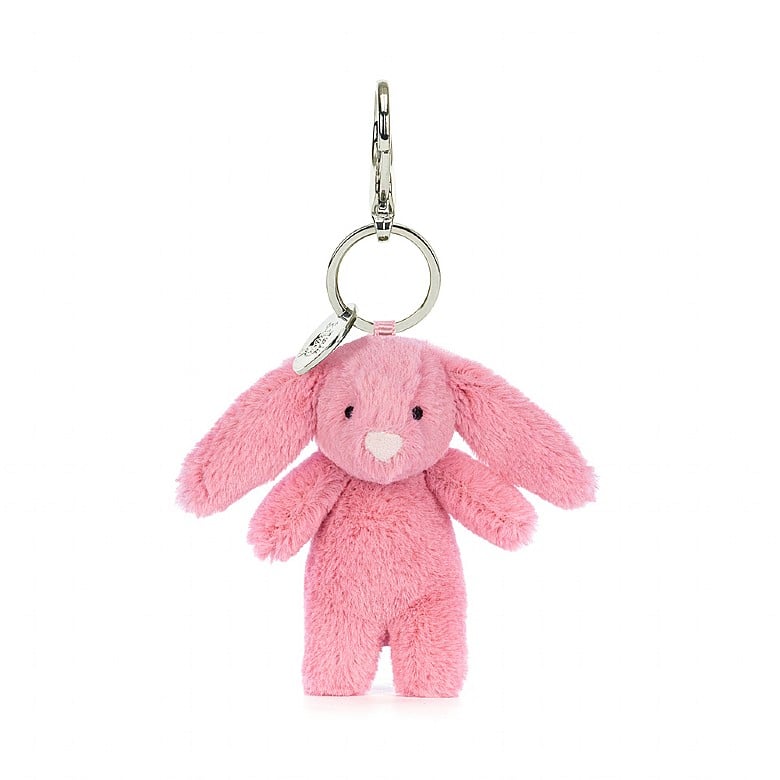 Bashful Bunny Pink Bag Charm by Jellycat